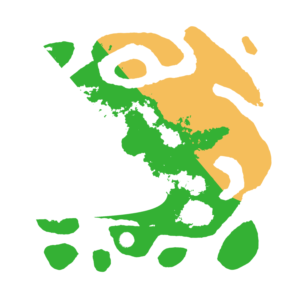 Biome Rust Map: Barren, Size: 3500, Seed: 4847543