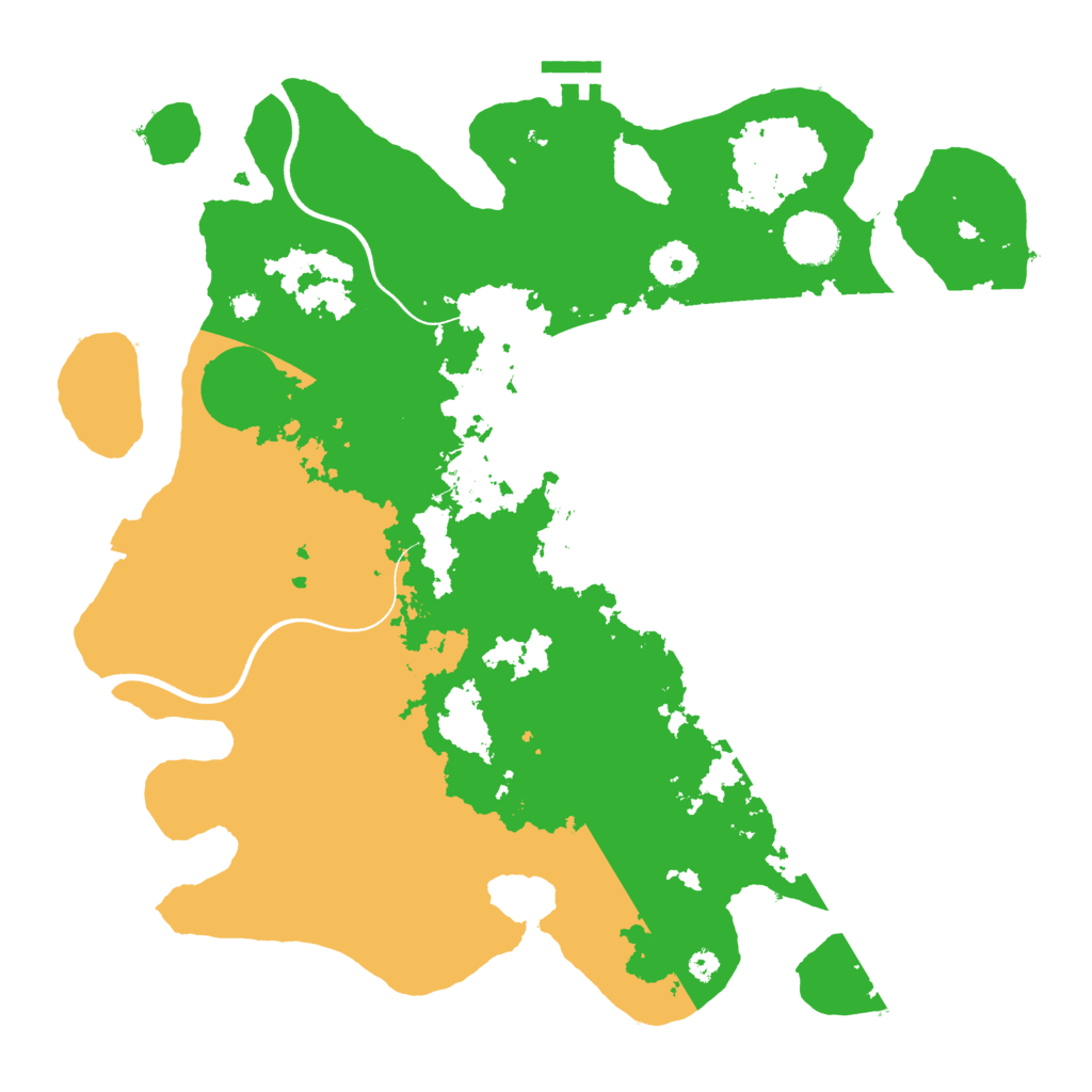 Biome Rust Map: Procedural Map, Size: 3700, Seed: 3700319