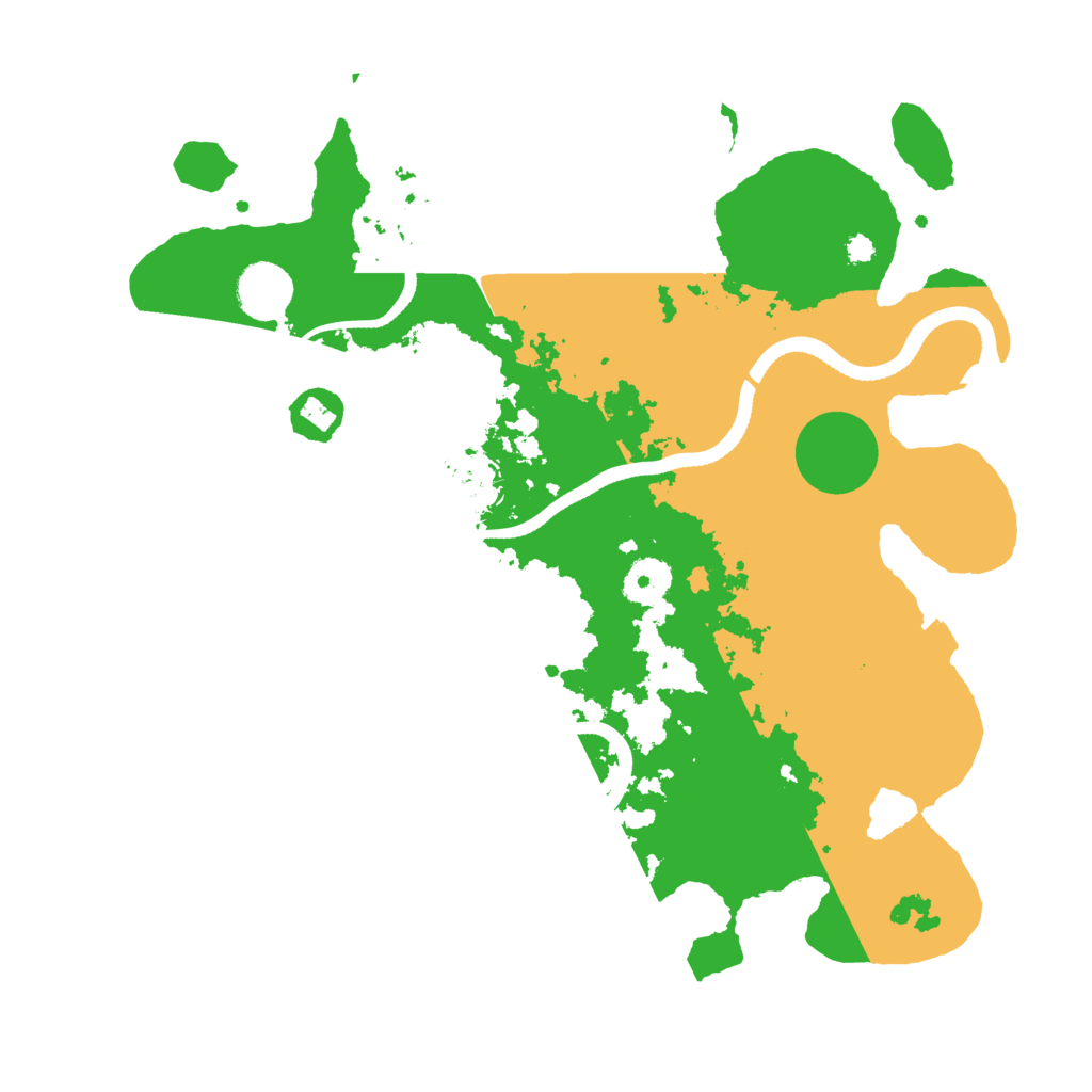 Biome Rust Map: Procedural Map, Size: 3500, Seed: 2163688