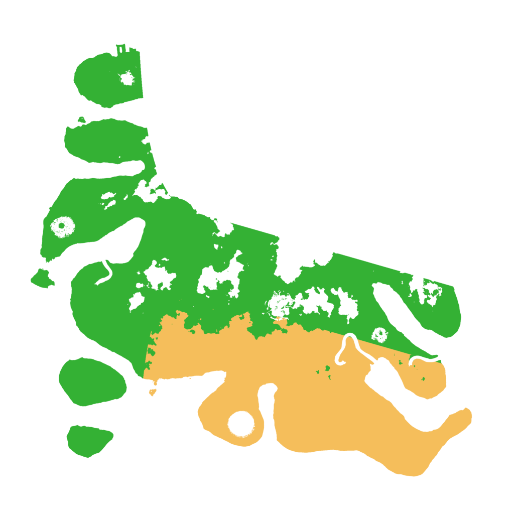 Biome Rust Map: Procedural Map, Size: 3500, Seed: 2873011