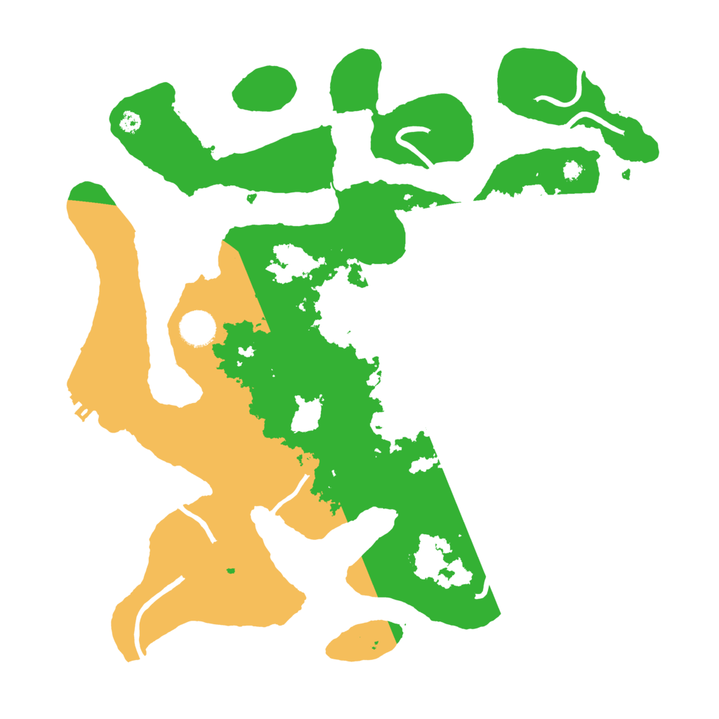 Biome Rust Map: Procedural Map, Size: 3500, Seed: 1107989816