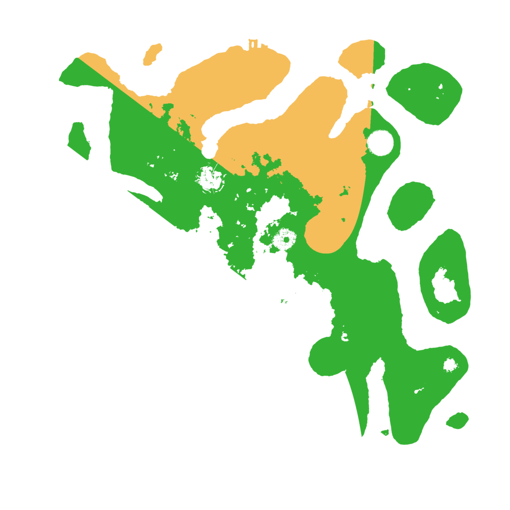 Biome Rust Map: Procedural Map, Size: 3500, Seed: 3534853