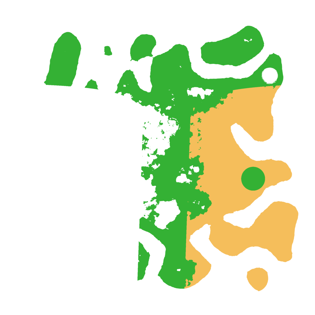 Biome Rust Map: Barren, Size: 3500, Seed: 3067612