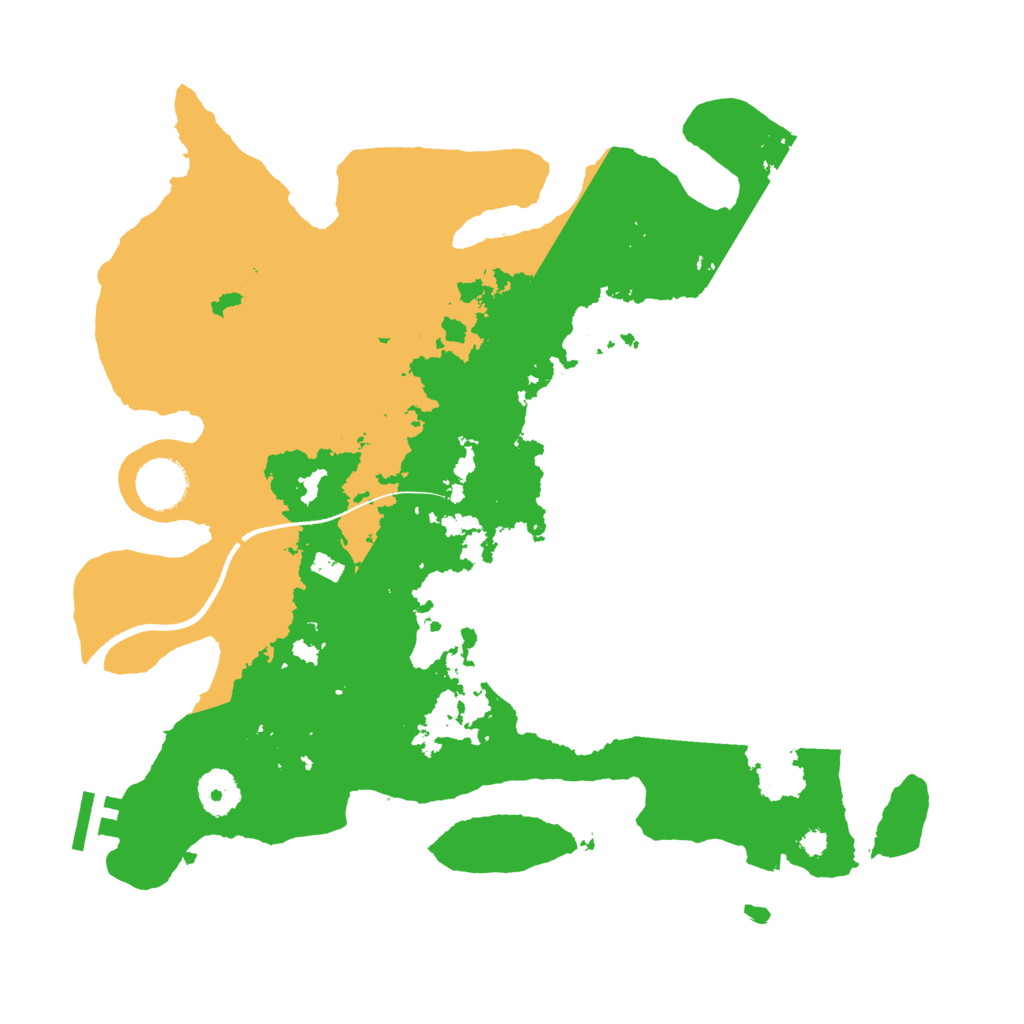Biome Rust Map: Procedural Map, Size: 3500, Seed: 980687