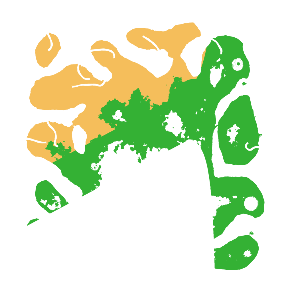 Biome Rust Map: Procedural Map, Size: 3700, Seed: 4896155