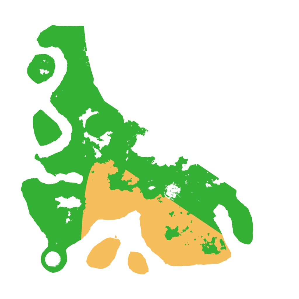 Biome Rust Map: Barren, Size: 3500, Seed: 3738238