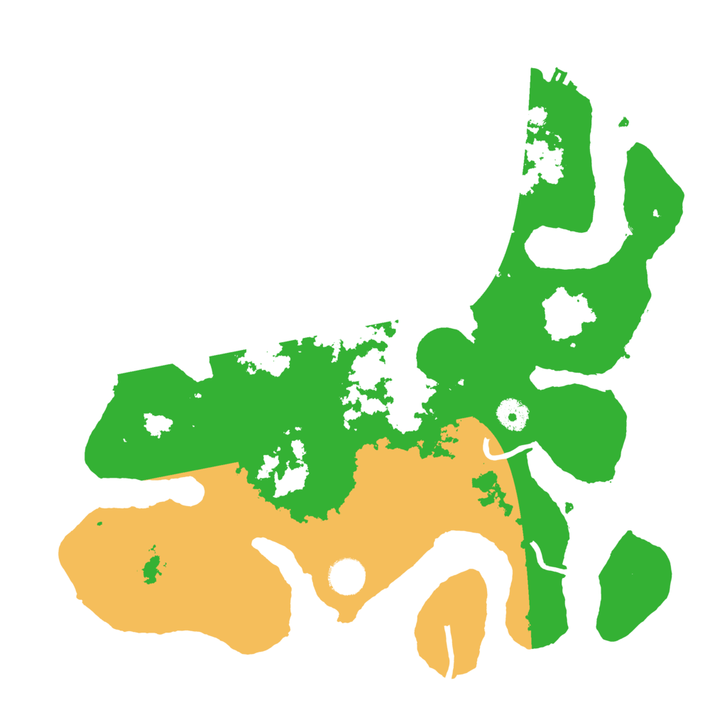 Biome Rust Map: Procedural Map, Size: 3500, Seed: 3860213