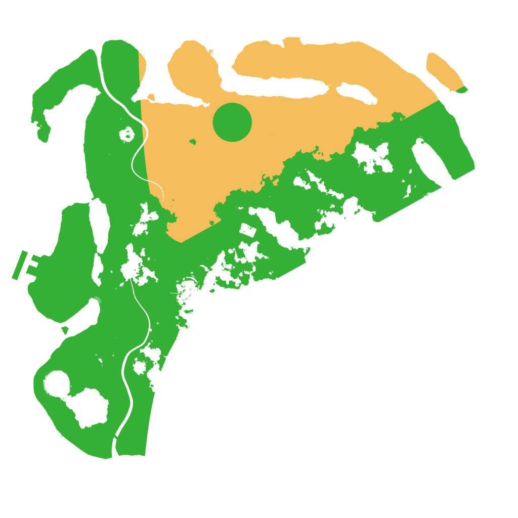Biome Rust Map: Procedural Map, Size: 3500, Seed: 4766526