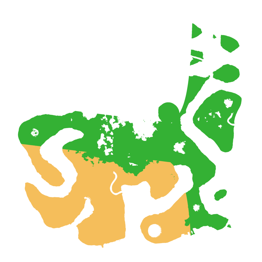 Biome Rust Map: Procedural Map, Size: 3500, Seed: 2852789