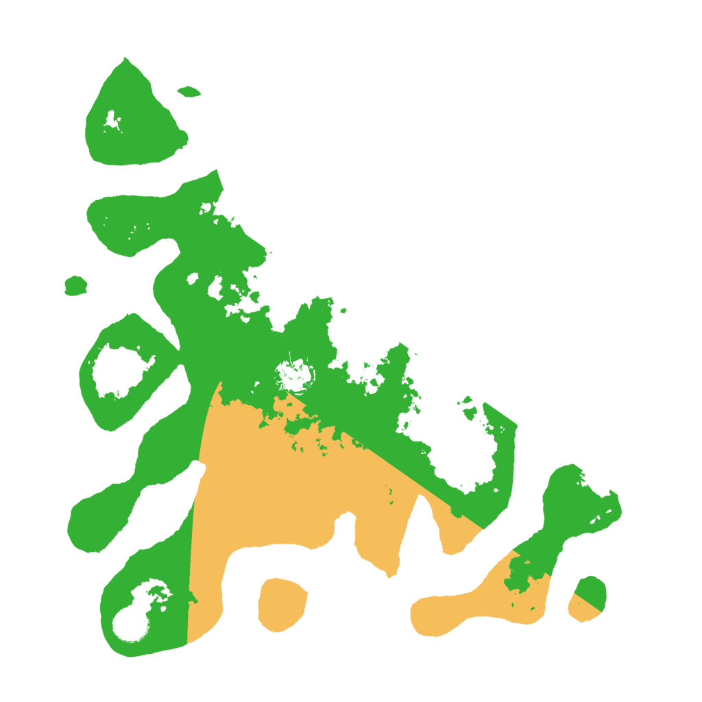 Biome Rust Map: Barren, Size: 3500, Seed: 910110