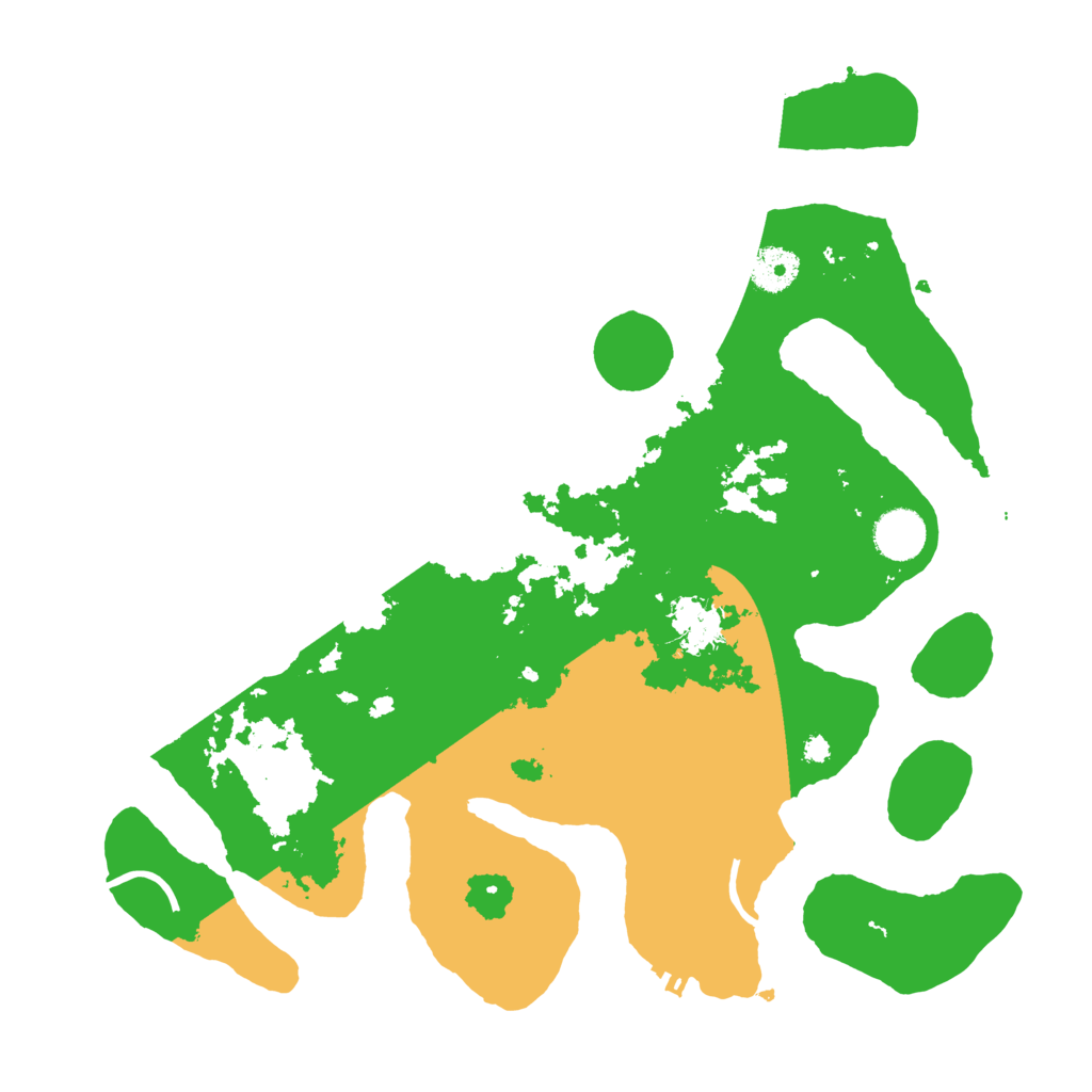 Biome Rust Map: Procedural Map, Size: 3700, Seed: 4007791