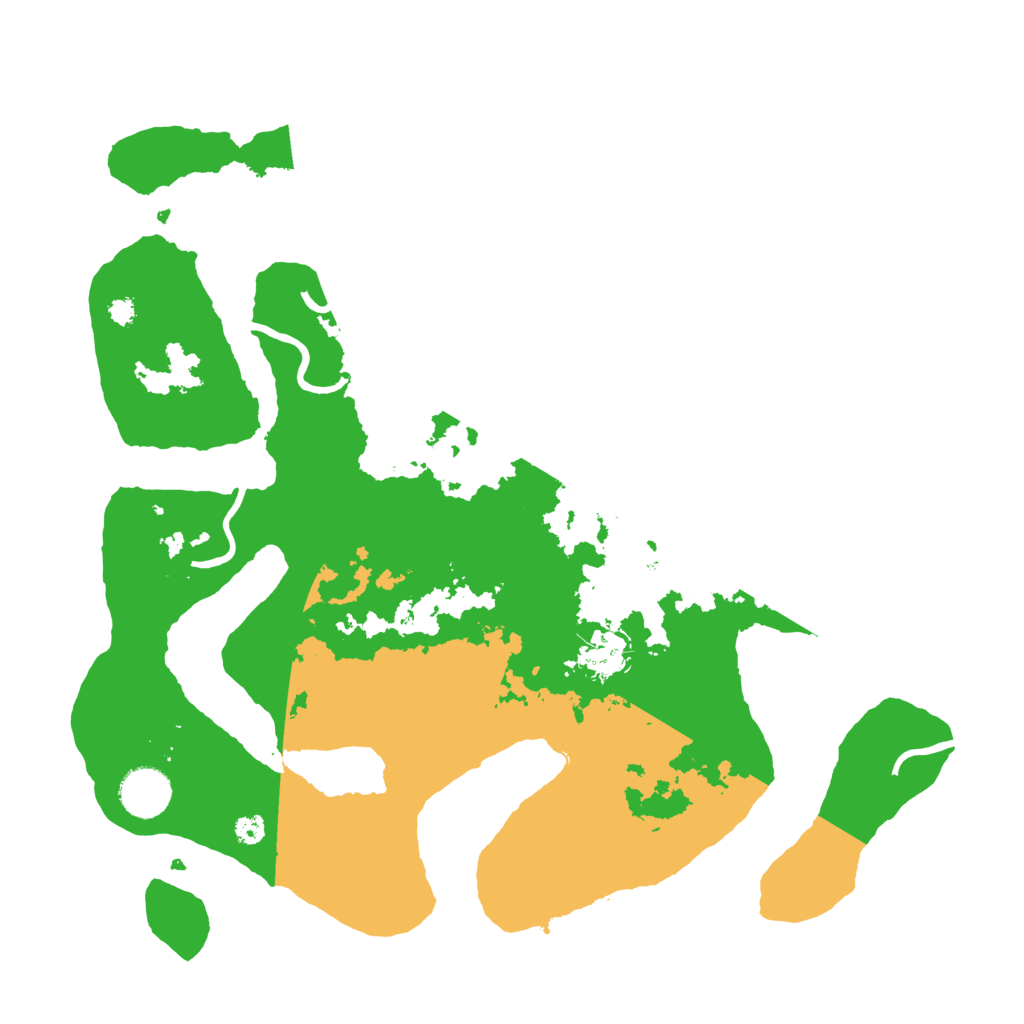 Biome Rust Map: Procedural Map, Size: 3550, Seed: 673318