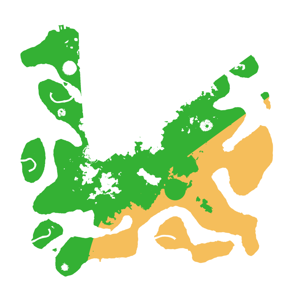Biome Rust Map: Procedural Map, Size: 3700, Seed: 2333461