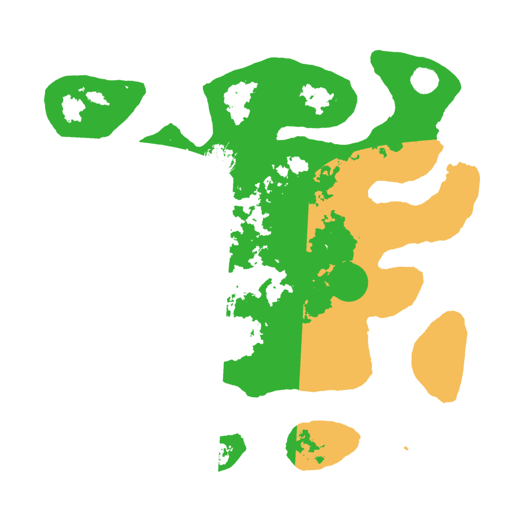 Biome Rust Map: Barren, Size: 3500, Seed: 1552984