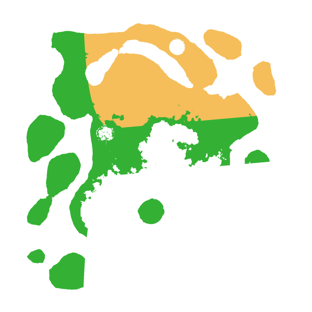 Biome Rust Map: Barren, Size: 3500, Seed: 4098242