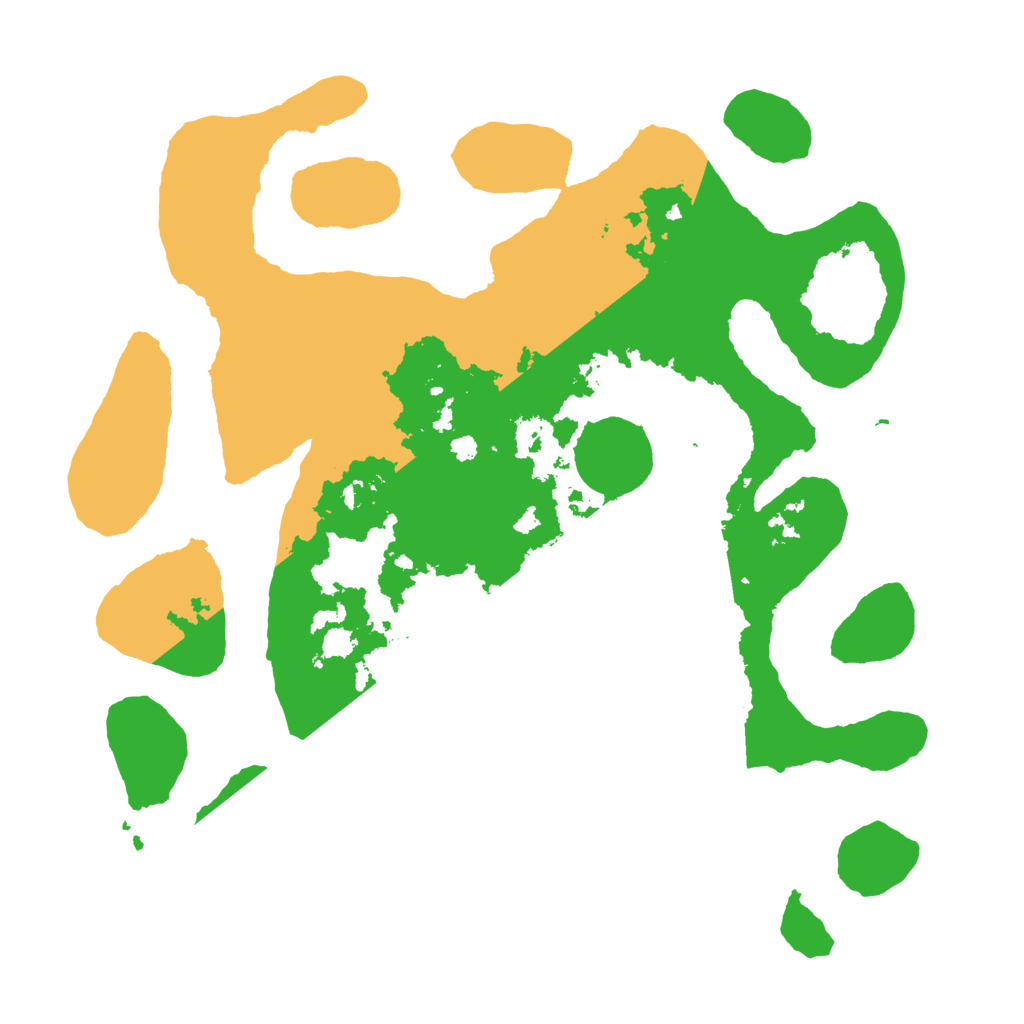 Biome Rust Map: Barren, Size: 3500, Seed: 4585598