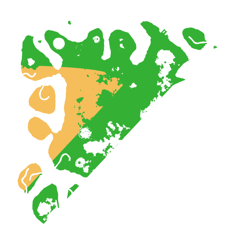 Biome Rust Map: Procedural Map, Size: 3700, Seed: 1778247