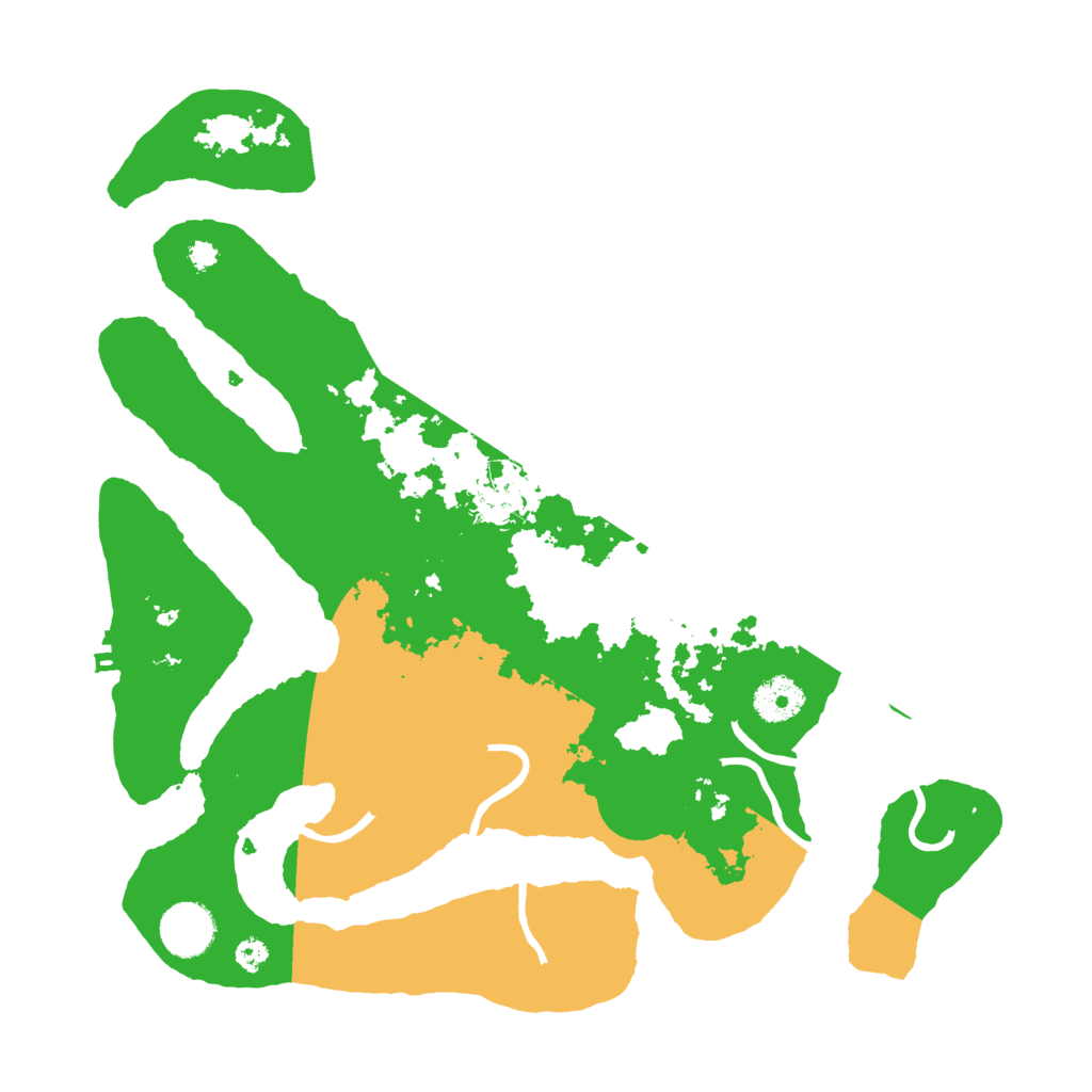 Biome Rust Map: Procedural Map, Size: 3500, Seed: 3792833