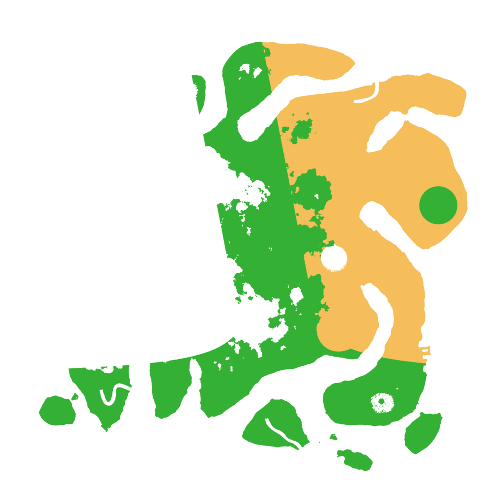 Biome Rust Map: Procedural Map, Size: 3500, Seed: 2769135