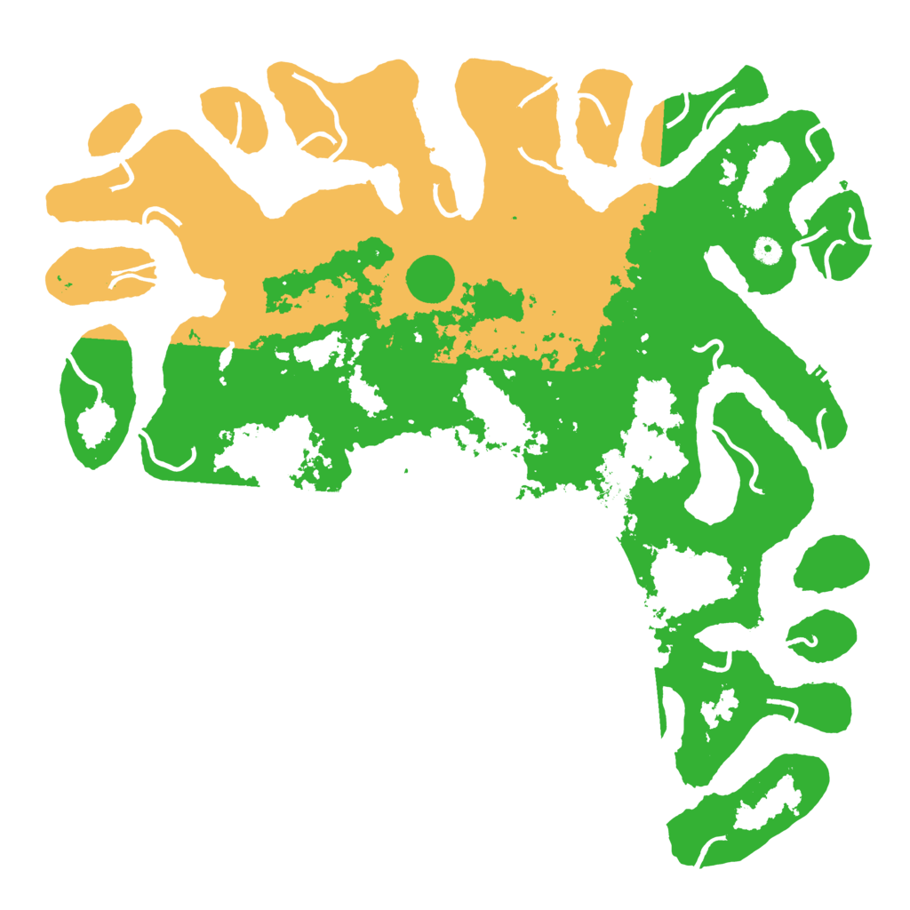 Biome Rust Map: Procedural Map, Size: 5000, Seed: 97430