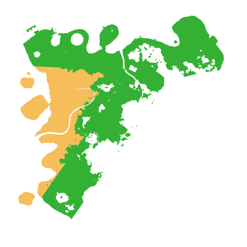 Biome Rust Map: Procedural Map, Size: 3500, Seed: 4050705