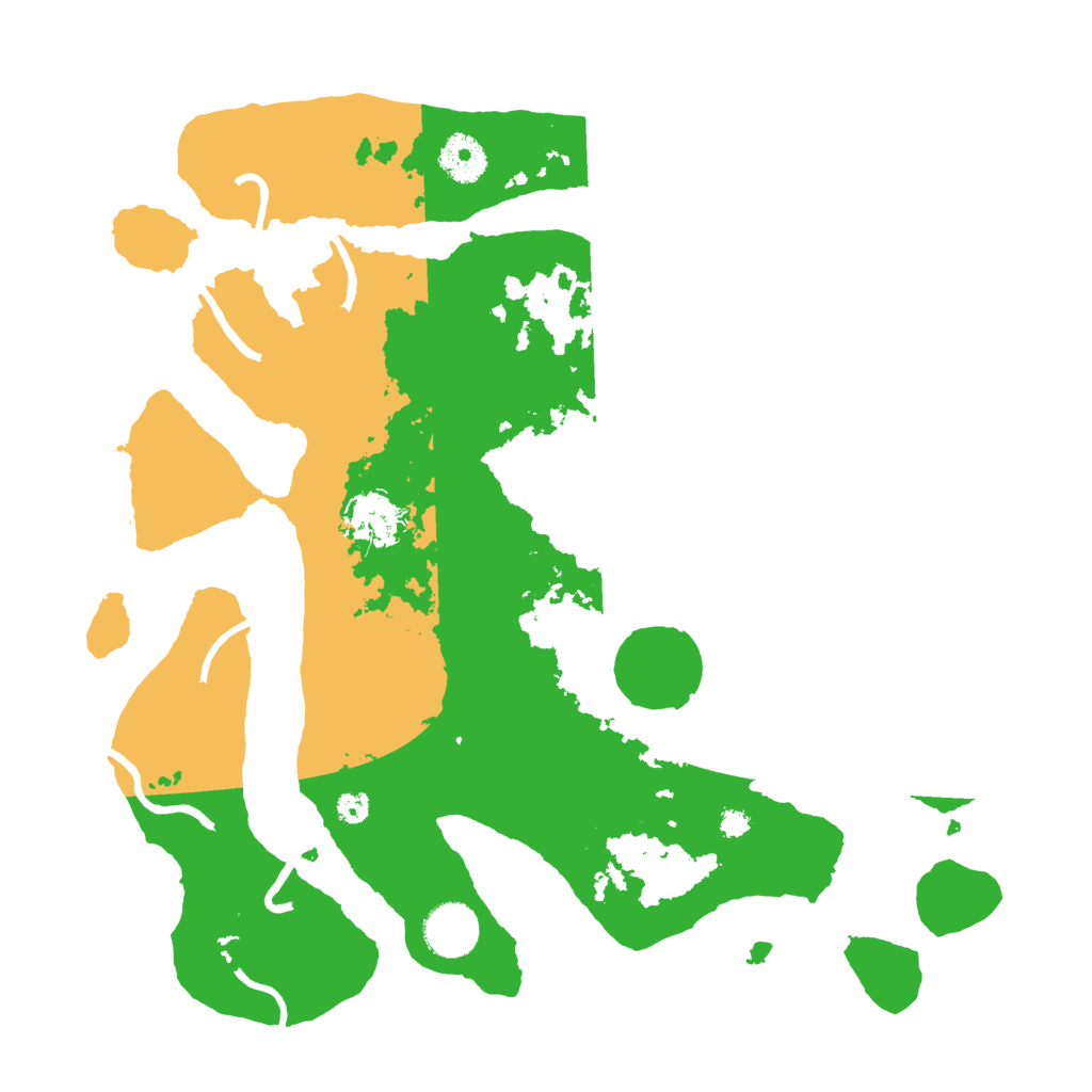 Biome Rust Map: Procedural Map, Size: 3500, Seed: 3091535