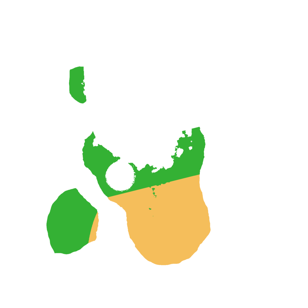 Biome Rust Map: Barren, Size: 1900, Seed: 1