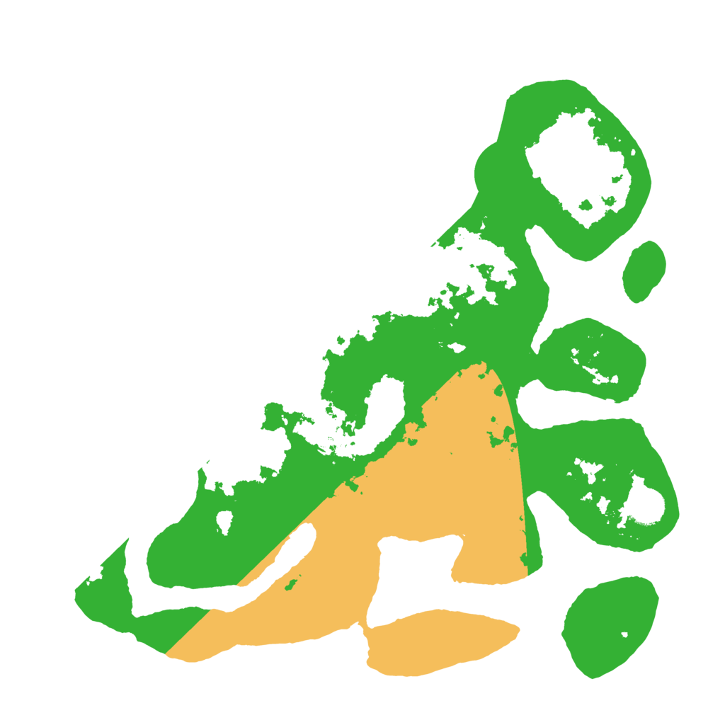 Biome Rust Map: Barren, Size: 3500, Seed: 4319887