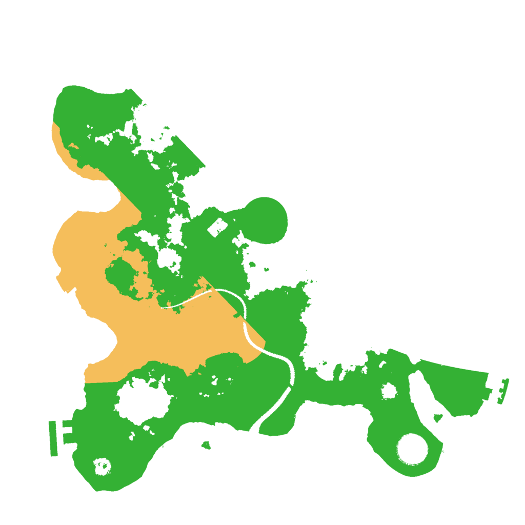 Biome Rust Map: Procedural Map, Size: 3000, Seed: 77000
