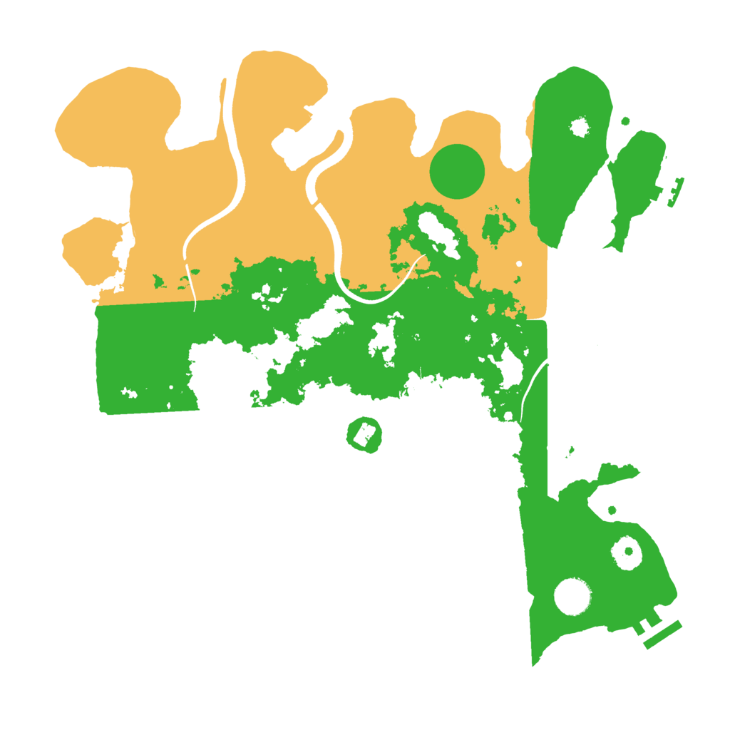 Biome Rust Map: Procedural Map, Size: 3500, Seed: 6120412