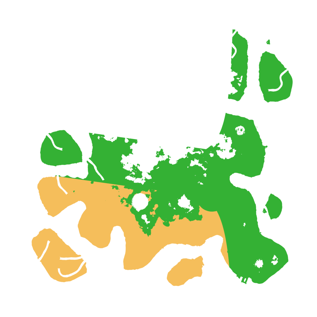 Biome Rust Map: Procedural Map, Size: 3500, Seed: 3696048