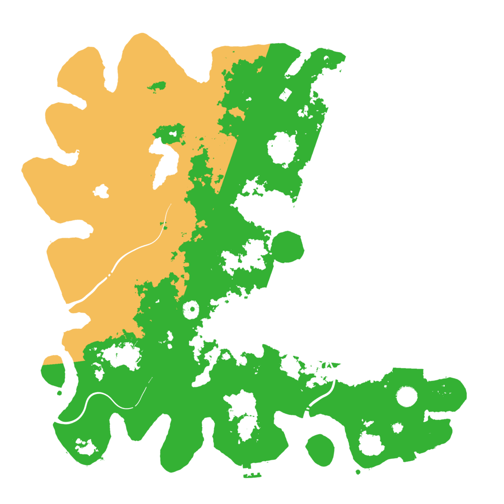 Biome Rust Map: Procedural Map, Size: 4300, Seed: 569569112