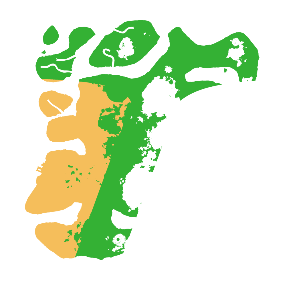 Biome Rust Map: Procedural Map, Size: 3700, Seed: 4855969