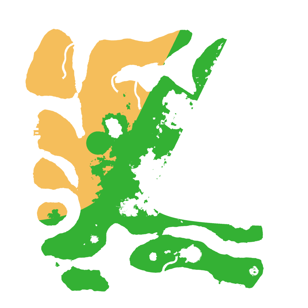 Biome Rust Map: Procedural Map, Size: 3500, Seed: 1175620