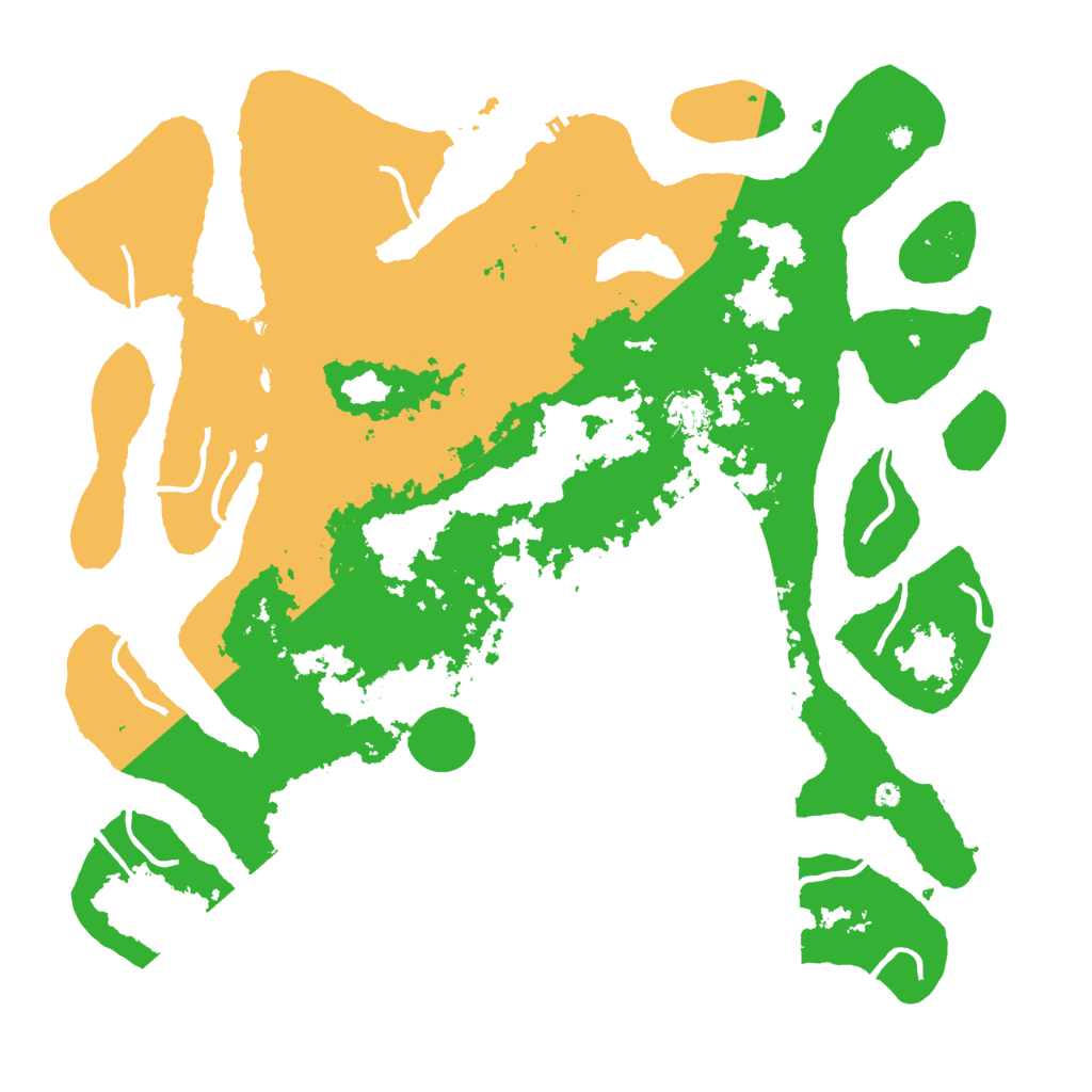 Biome Rust Map: Procedural Map, Size: 4500, Seed: 62459124