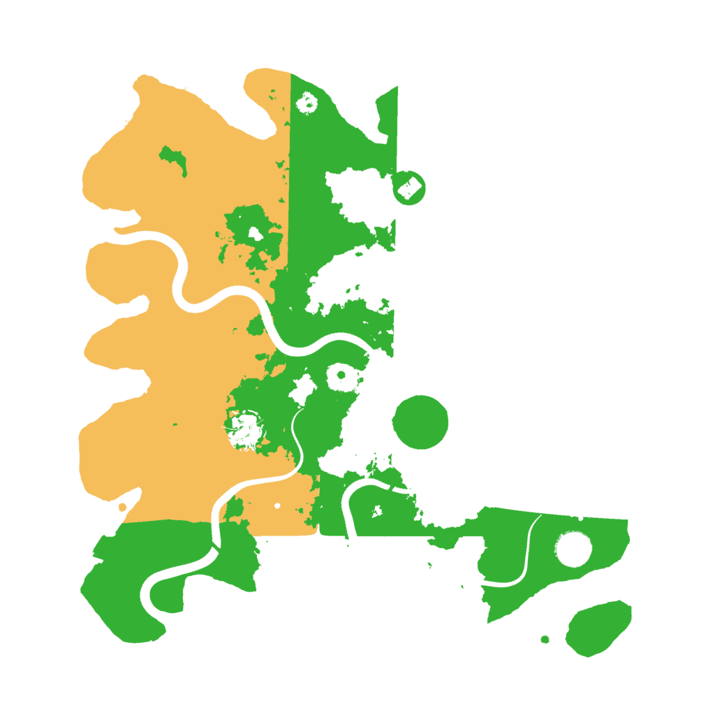 Biome Rust Map: Procedural Map, Size: 3500, Seed: 6293367