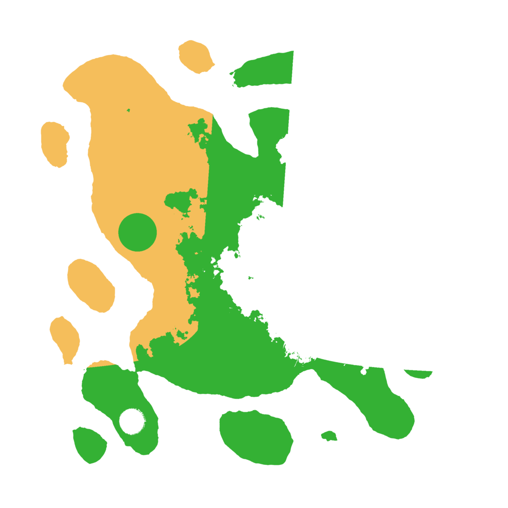 Biome Rust Map: Barren, Size: 3500, Seed: 2038855