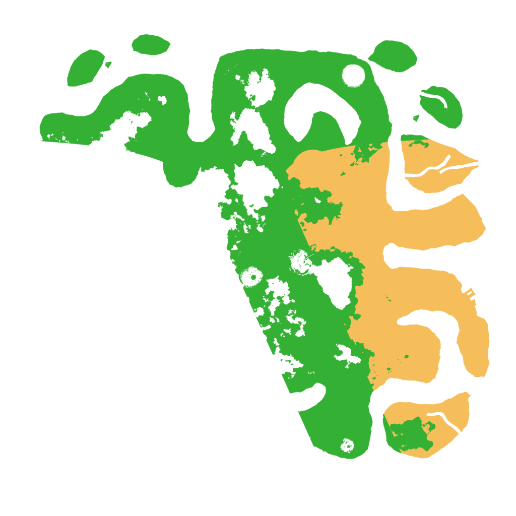 Biome Rust Map: Procedural Map, Size: 4000, Seed: 4611627