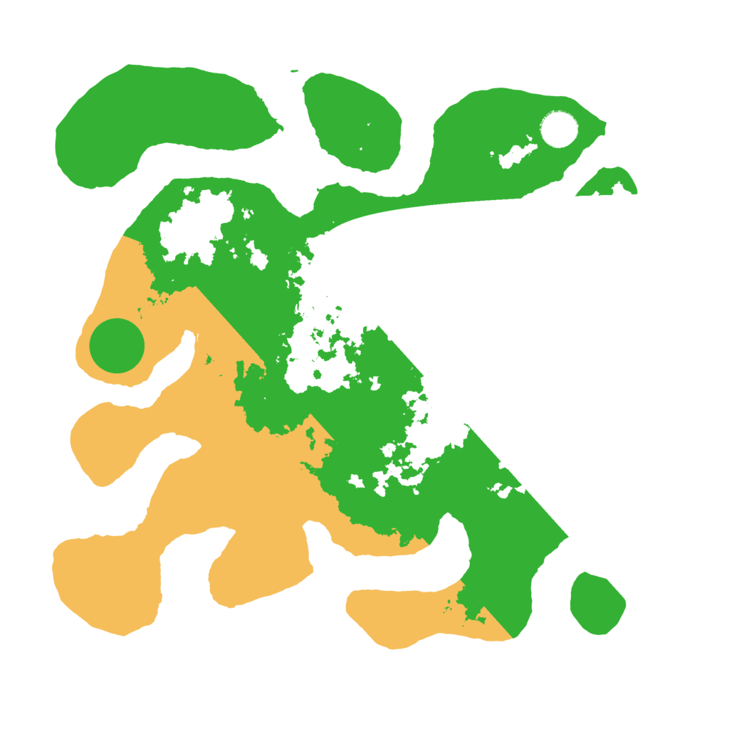 Biome Rust Map: Barren, Size: 3500, Seed: 2309394