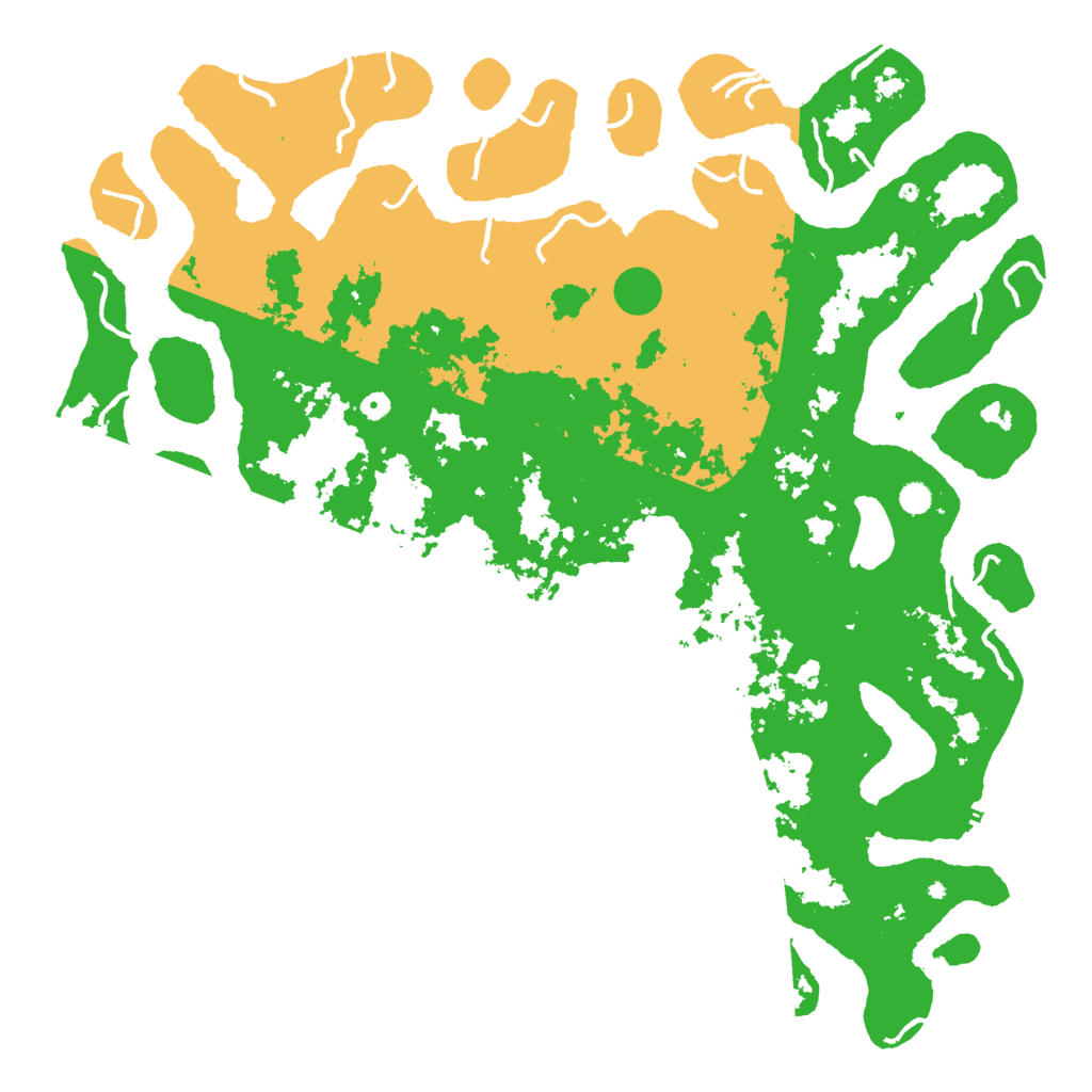 Biome Rust Map: Procedural Map, Size: 6000, Seed: 522467152