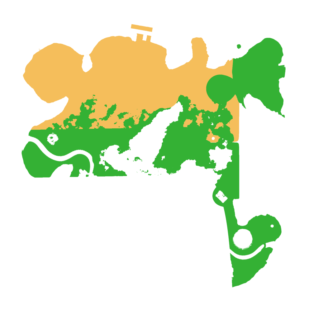 Biome Rust Map: Procedural Map, Size: 3000, Seed: 3154