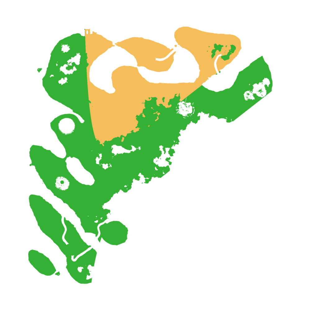 Biome Rust Map: Procedural Map, Size: 3500, Seed: 1693573