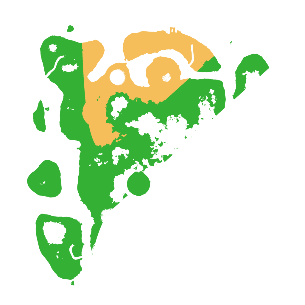 Biome Rust Map: Procedural Map, Size: 3500, Seed: 4749716