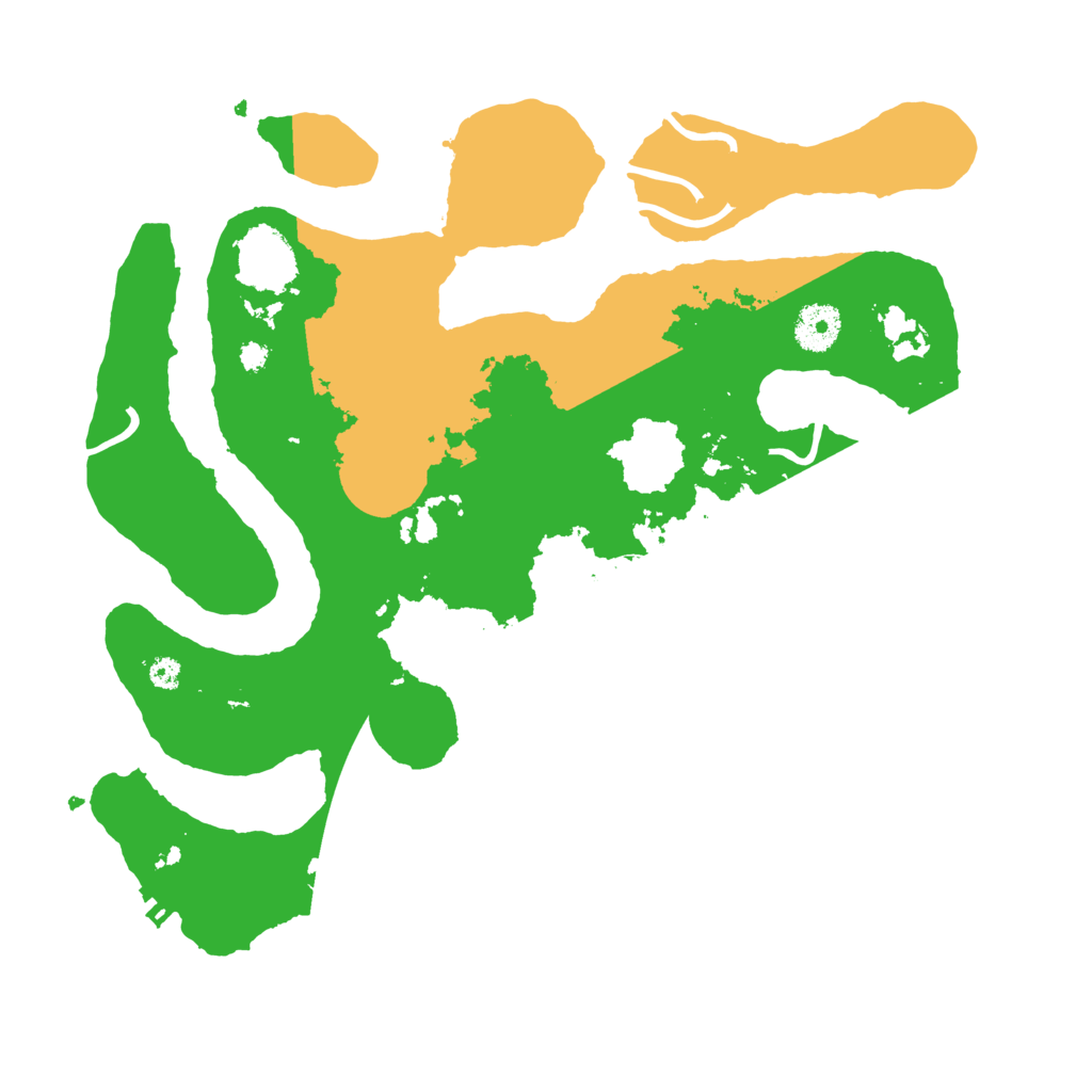 Biome Rust Map: Procedural Map, Size: 3500, Seed: 4225872