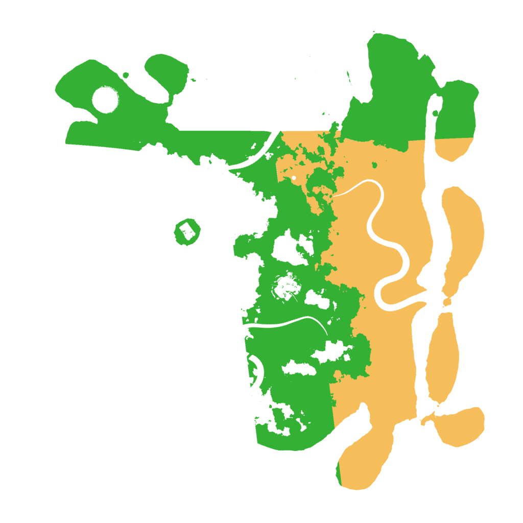 Biome Rust Map: Procedural Map, Size: 3500, Seed: 3466513