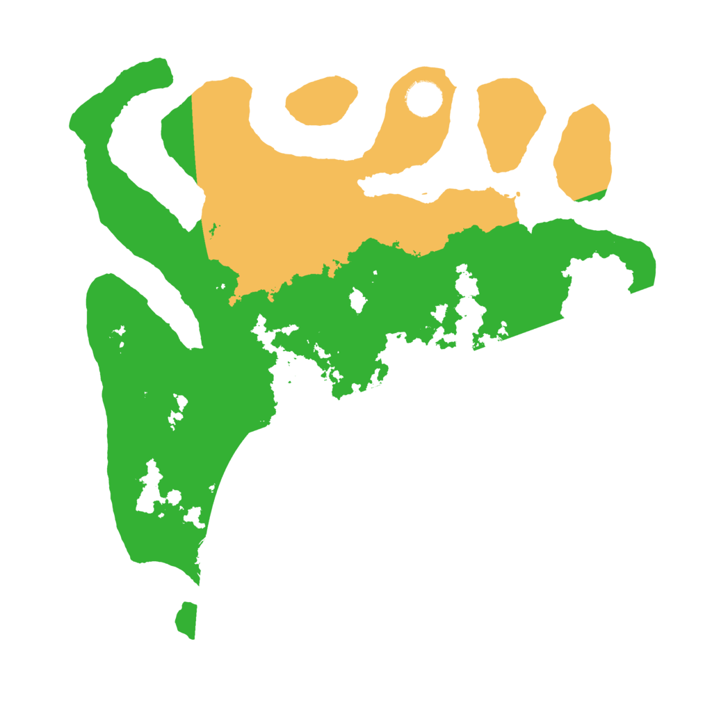 Biome Rust Map: Barren, Size: 3500, Seed: 3162900