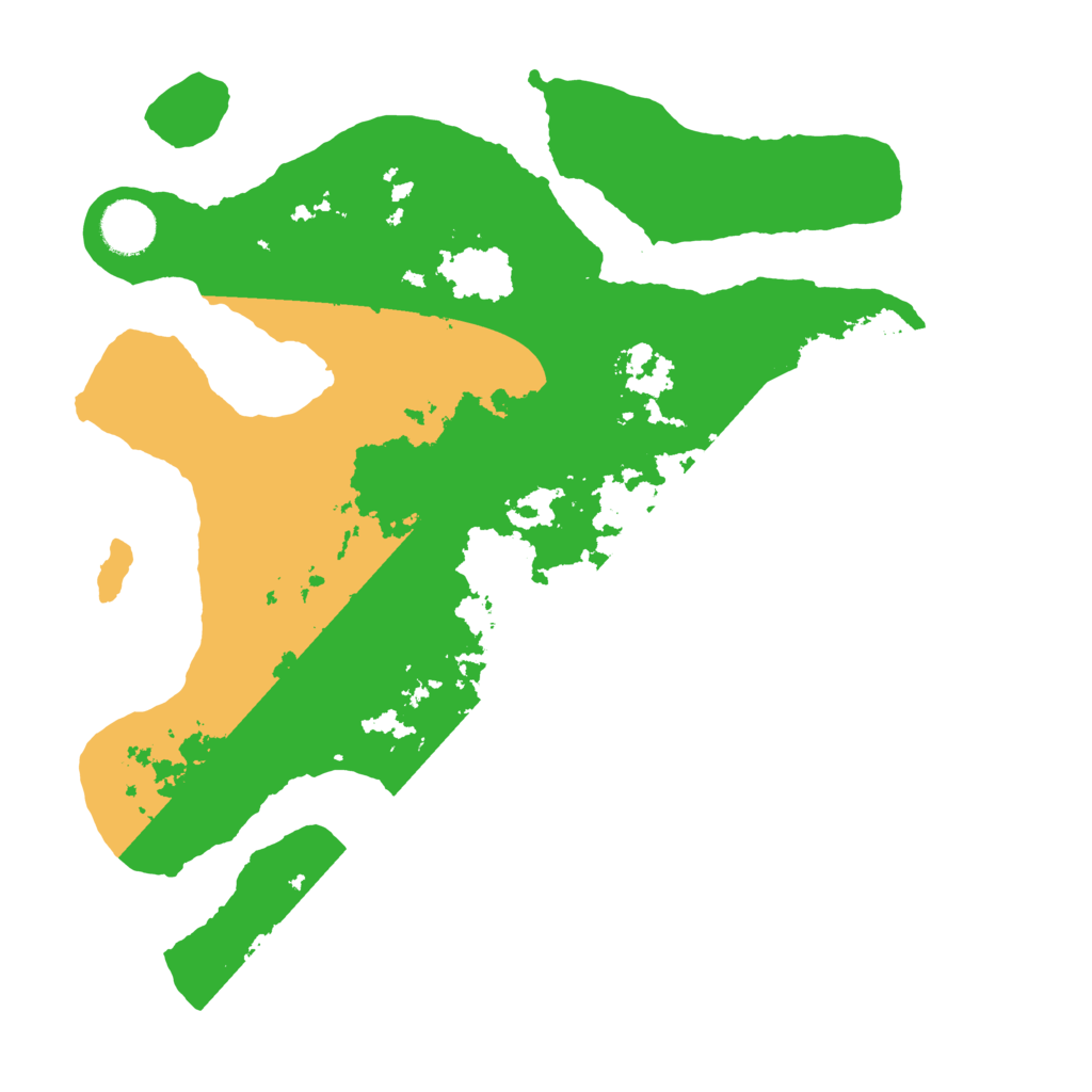 Biome Rust Map: Barren, Size: 3500, Seed: 913241