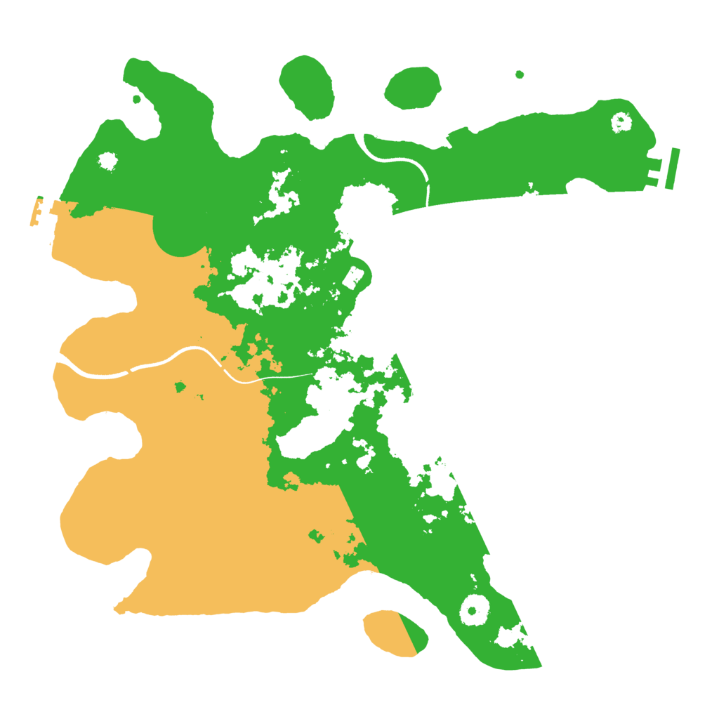 Biome Rust Map: Procedural Map, Size: 3500, Seed: 4972739