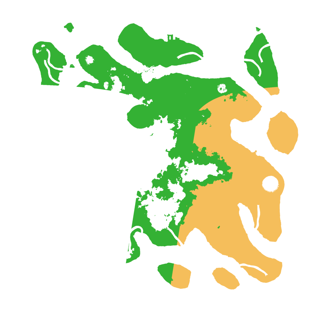 Biome Rust Map: Procedural Map, Size: 3500, Seed: 4624905