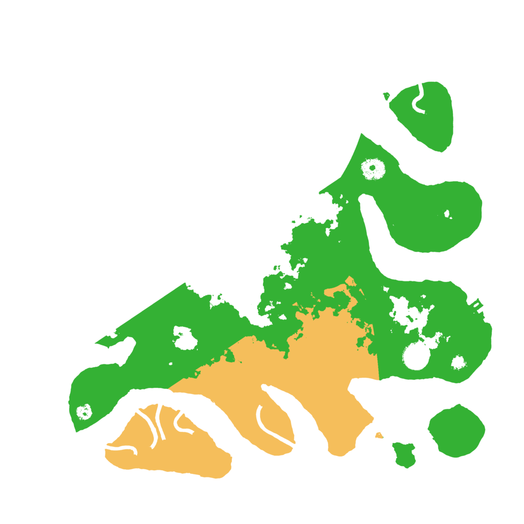 Biome Rust Map: Procedural Map, Size: 3500, Seed: 5034870